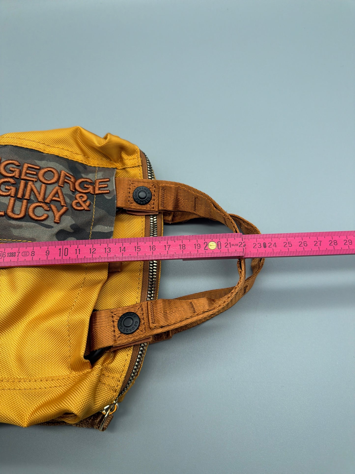 George Gina & Lucy Archive "Minilicious" Mini Bag - Yellow / Camouflage