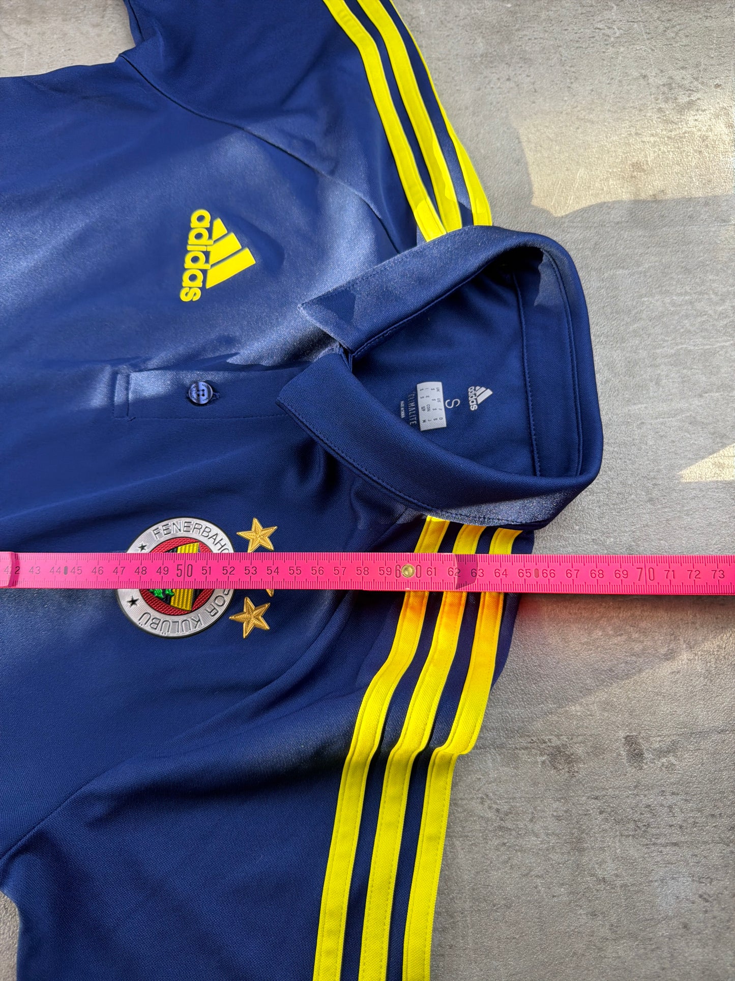 Adidas x Fenerbahçe SK "Club Elite" Polo Shirt - Navy/Yellow