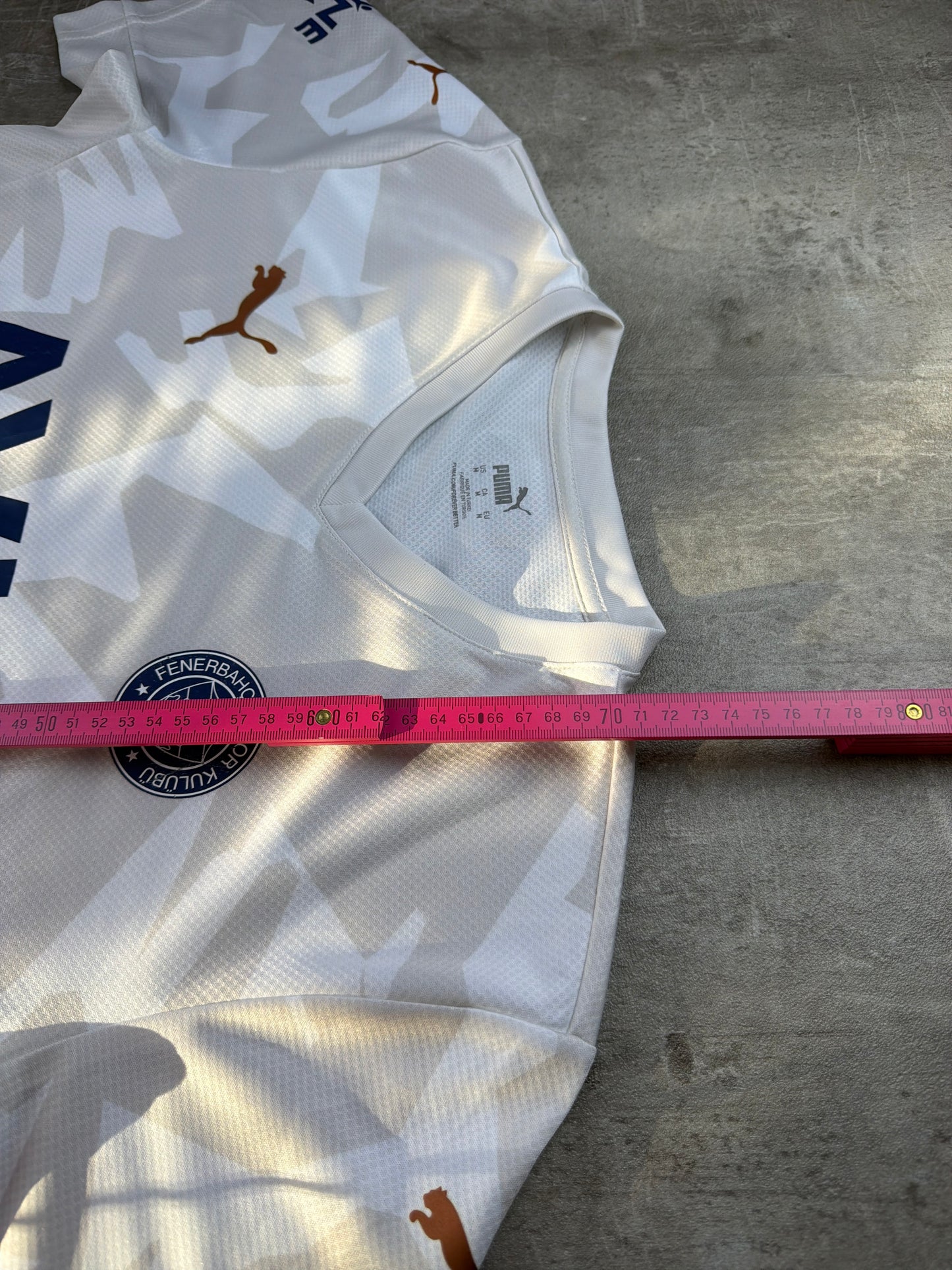 Puma Fenerbahçe SK "Enes #10" Camo Jersey - Off-White / Cream & Navy