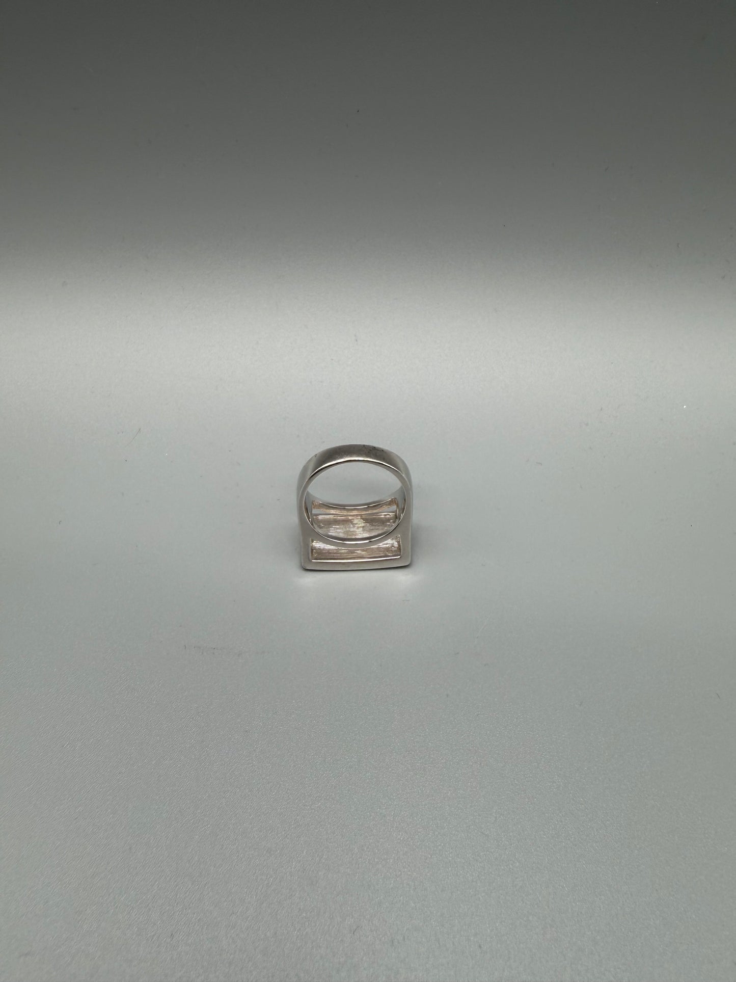 Pierre Lang Archive Statement Pavé Ring – Silver / Cyber Y2K
