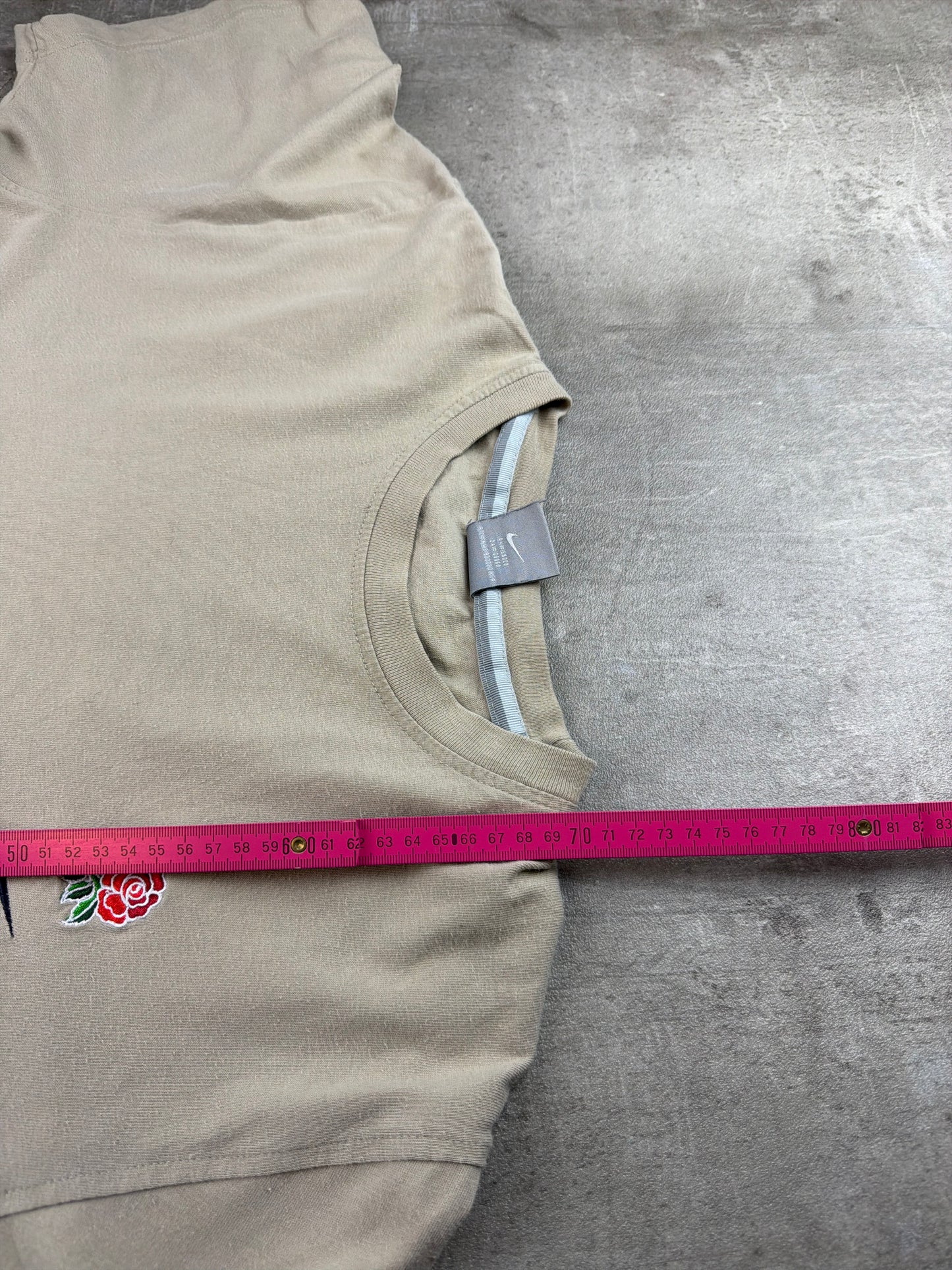Nike Y2K "Desert Rose" Swoosh Tee - Sand Beige