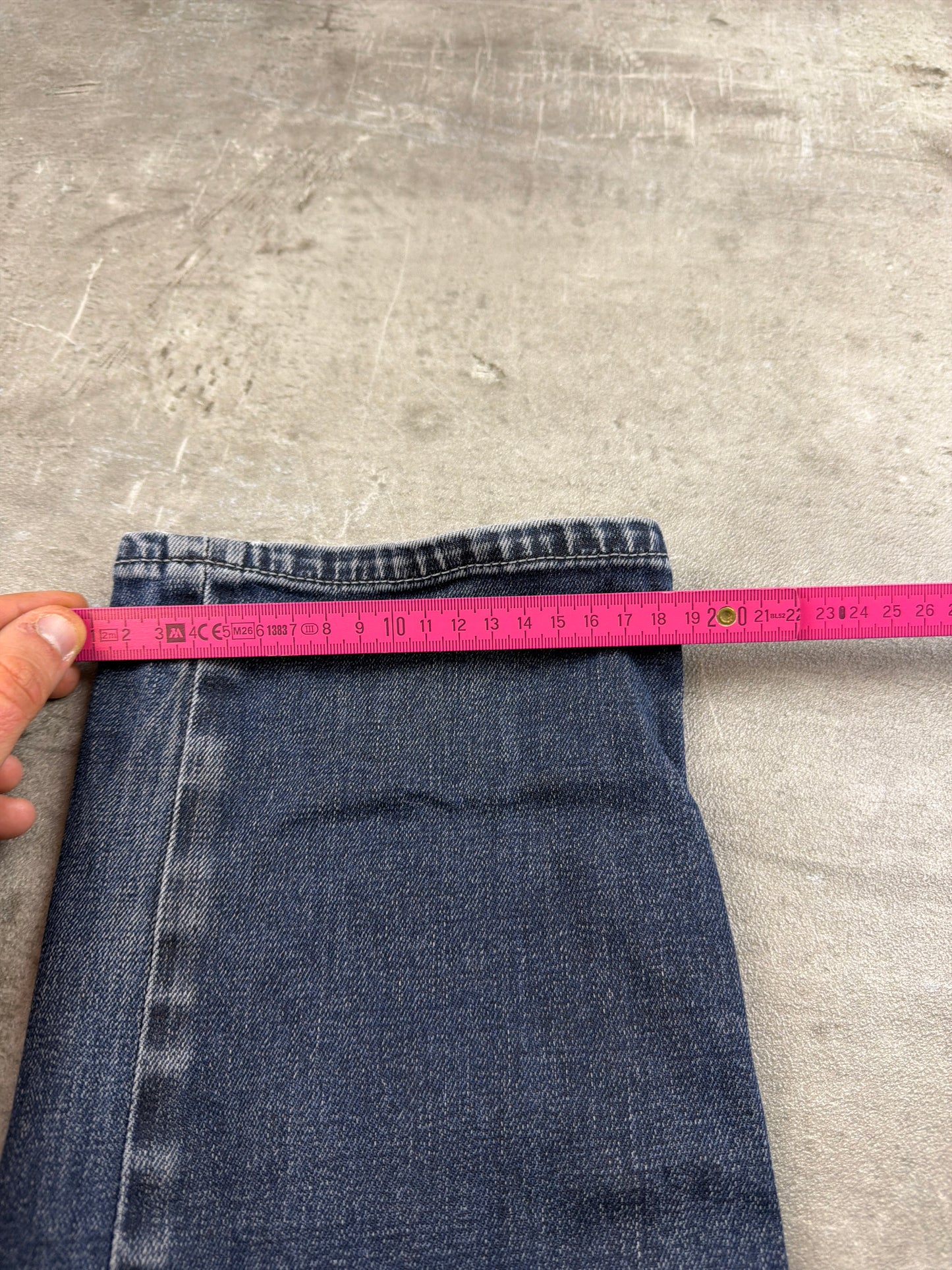 Pepe Jeans London 73 Straight Fit Denim Jeans - Washed Blue / Y2K Grunge