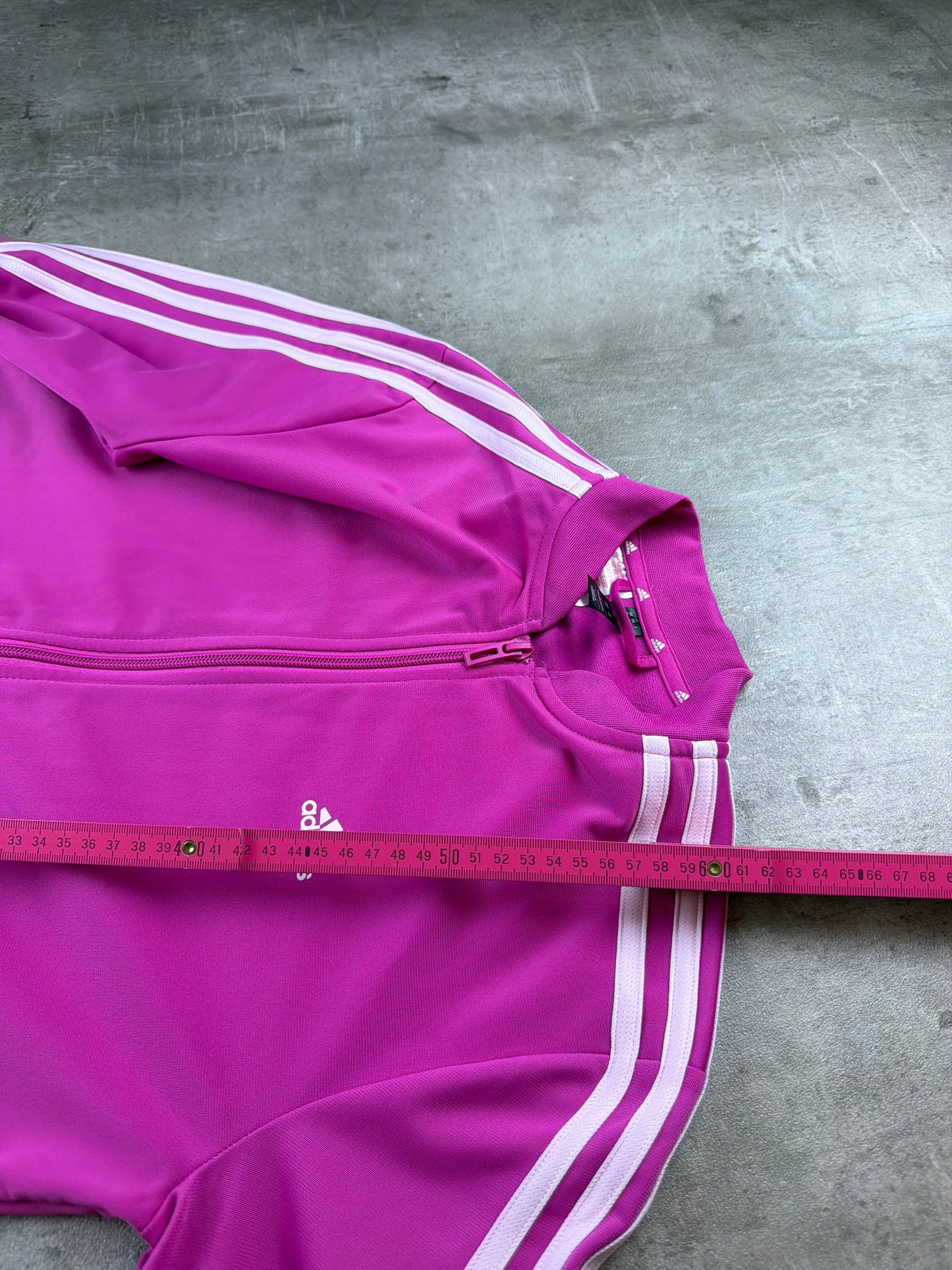 Adidas Sportswear 3-Stripes Trackjacket - Magenta / Baby Pink Y2K Aesthetic
