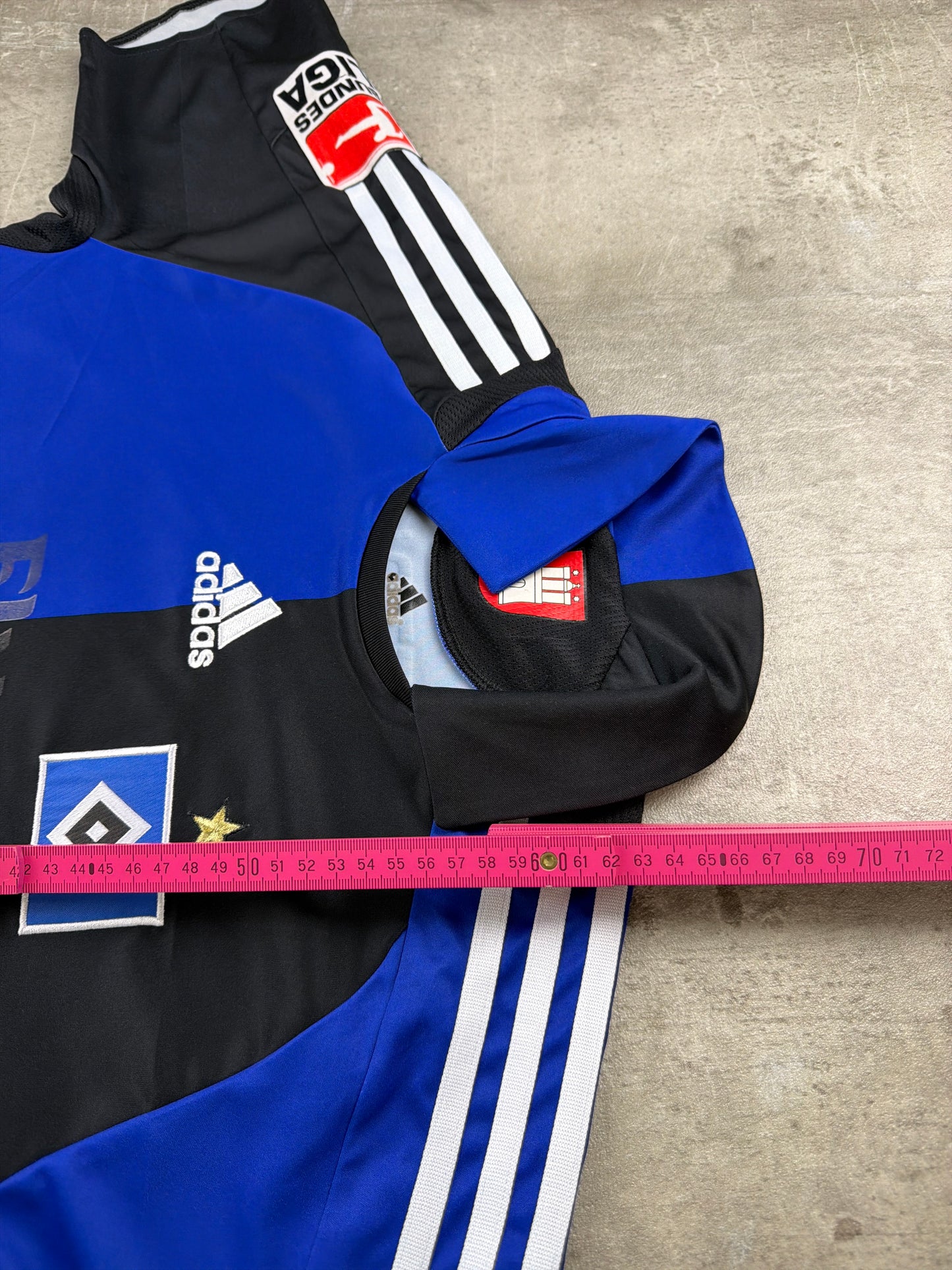 Adidas Hamburg SV 2008/09 Petric #10 "Third" Trikot - Royal Blue & Black Blokecore