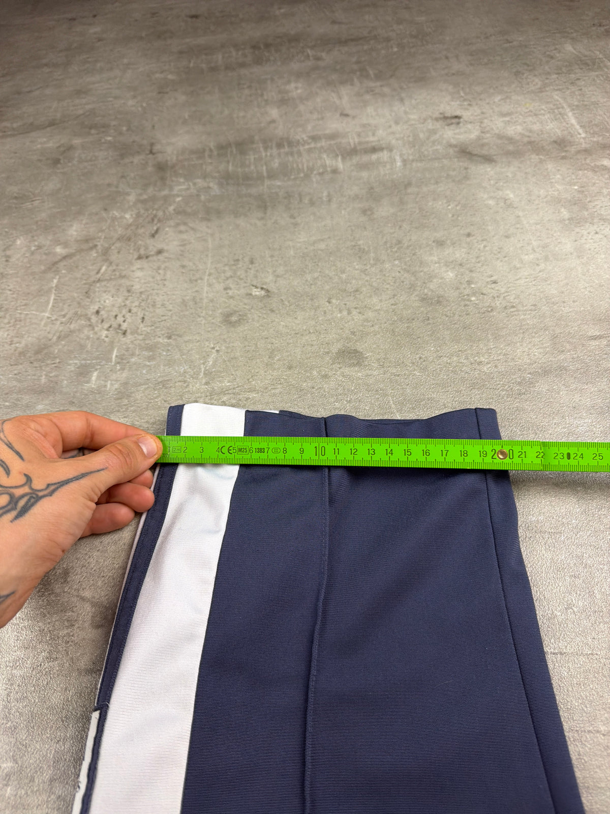 Adidas Originals Three Stripes Tearaway Trackpants – Navy Blue Y2K Vibe