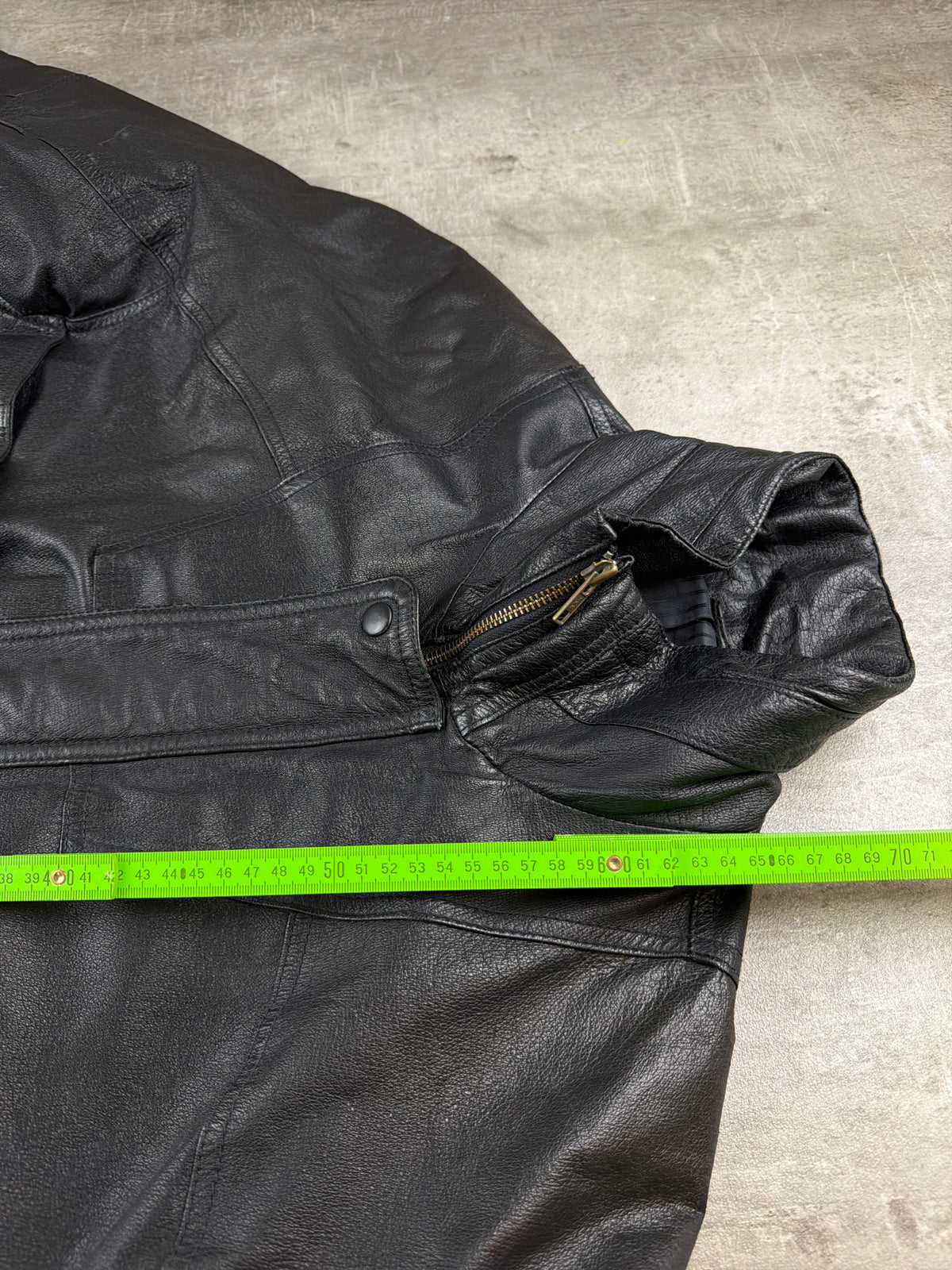 Peter Lukas Oversized Leather Bomber Jacket - Black
