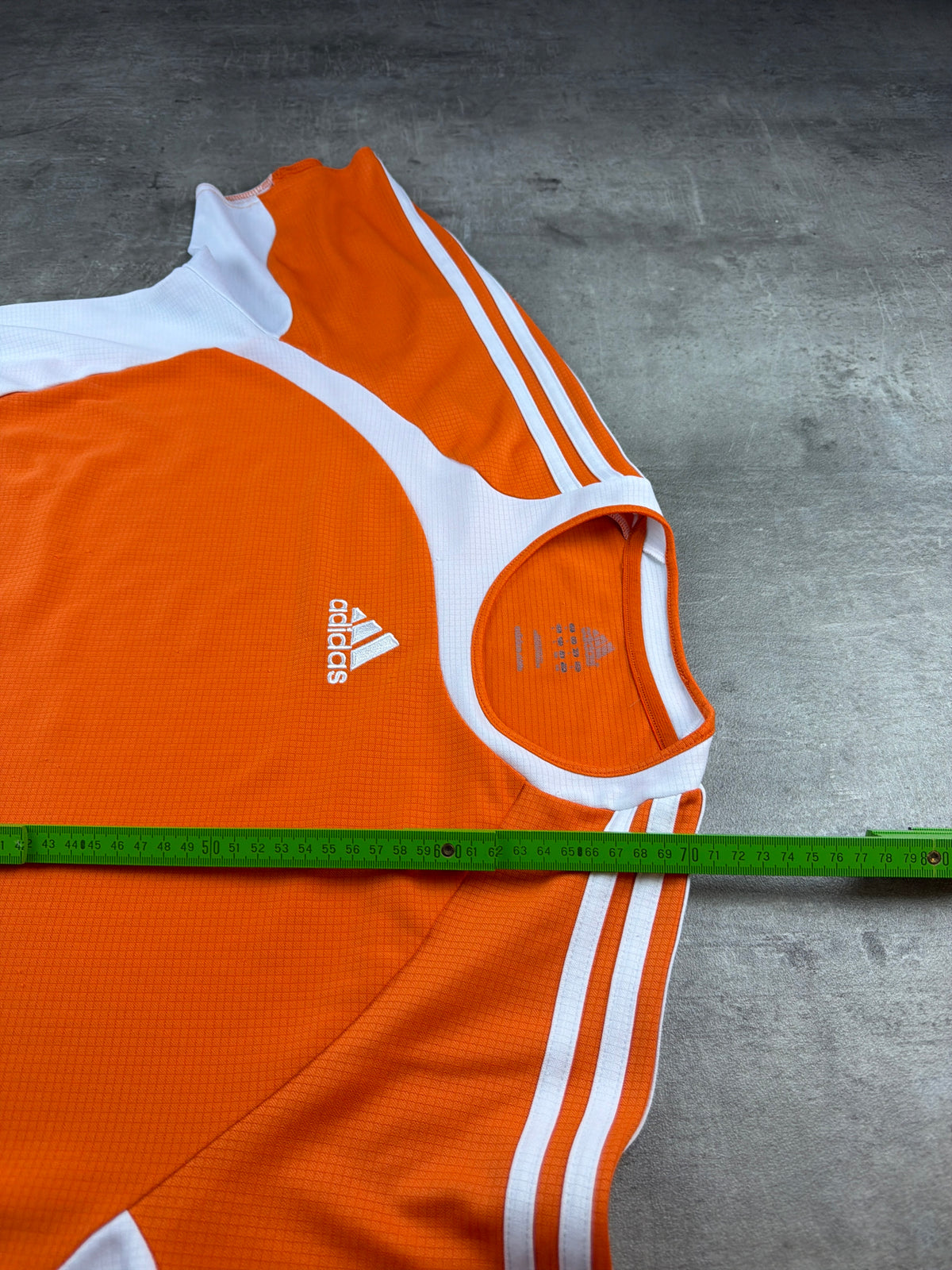 Adidas Y2K Climacool Football Jersey - Orange / White - Past Pieces