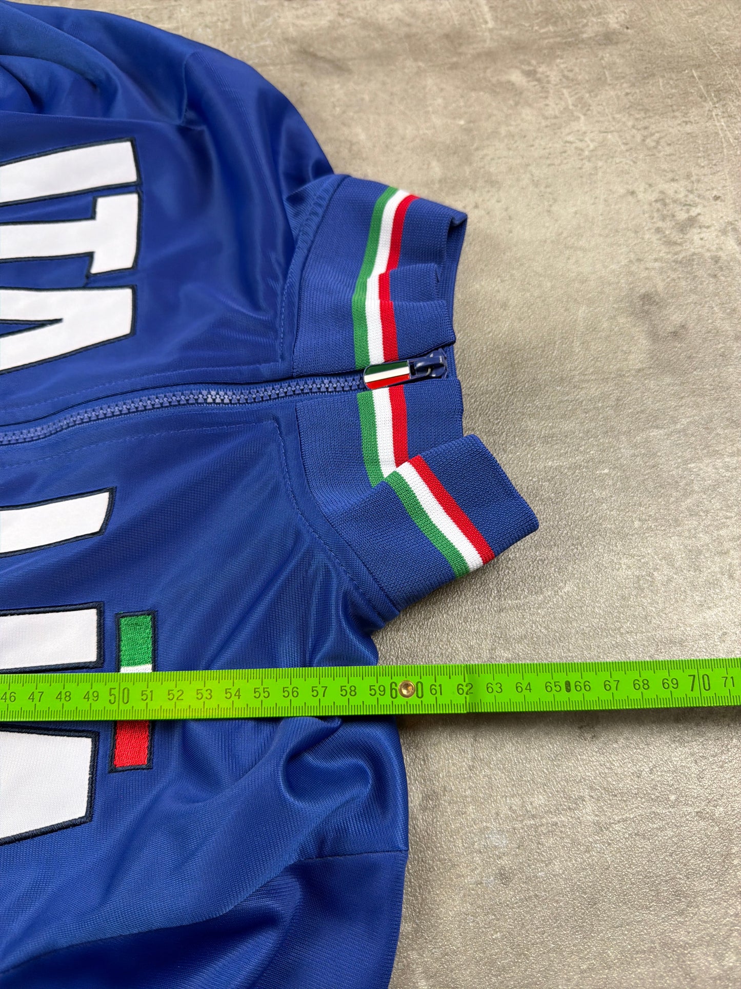 Italia National Team Zip Trackjacket - Royal Blue / Y2K Sportswear