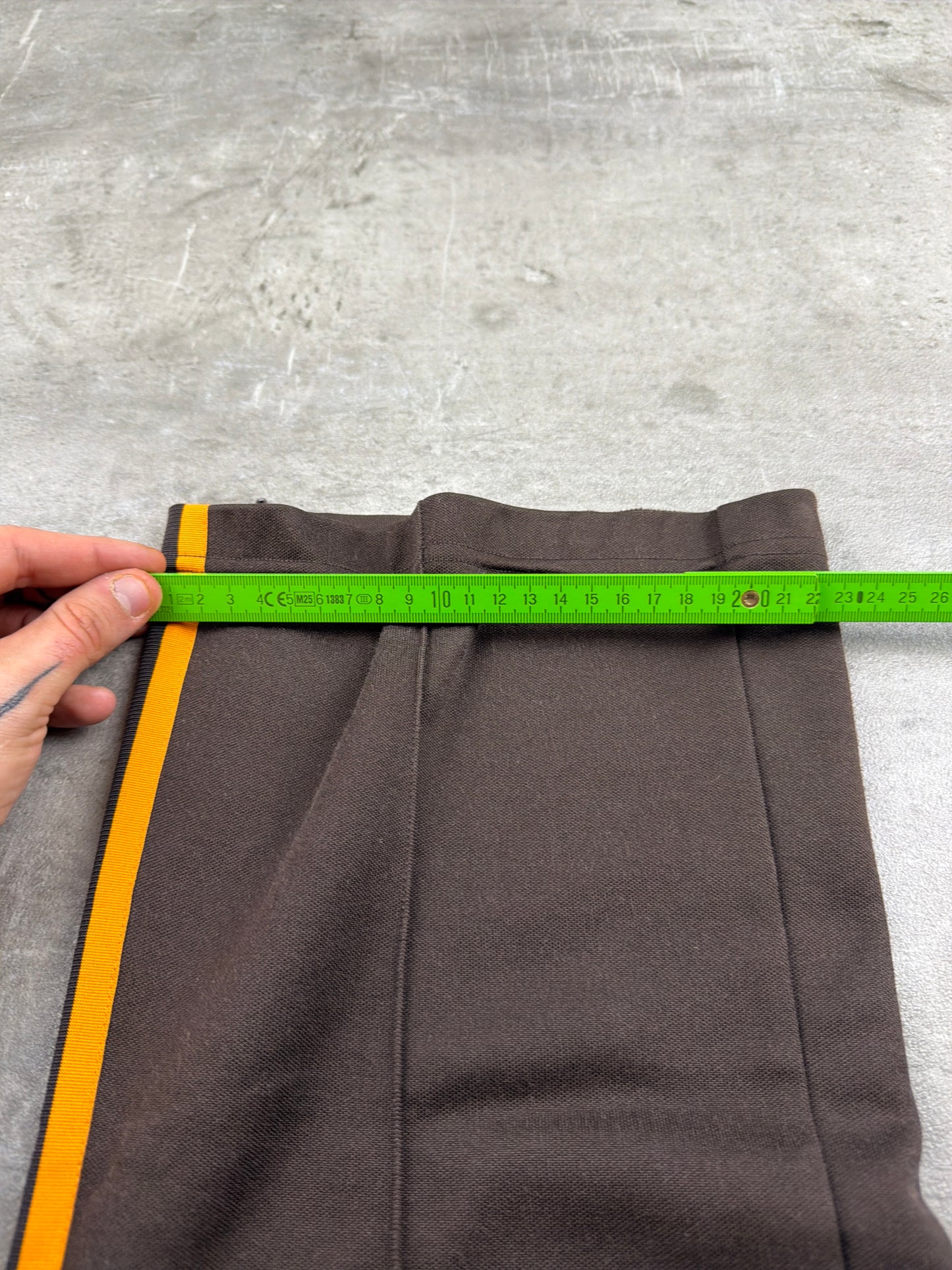Adidas Vintage Y2K 3-Stripes Trackpants - Brown / Orange