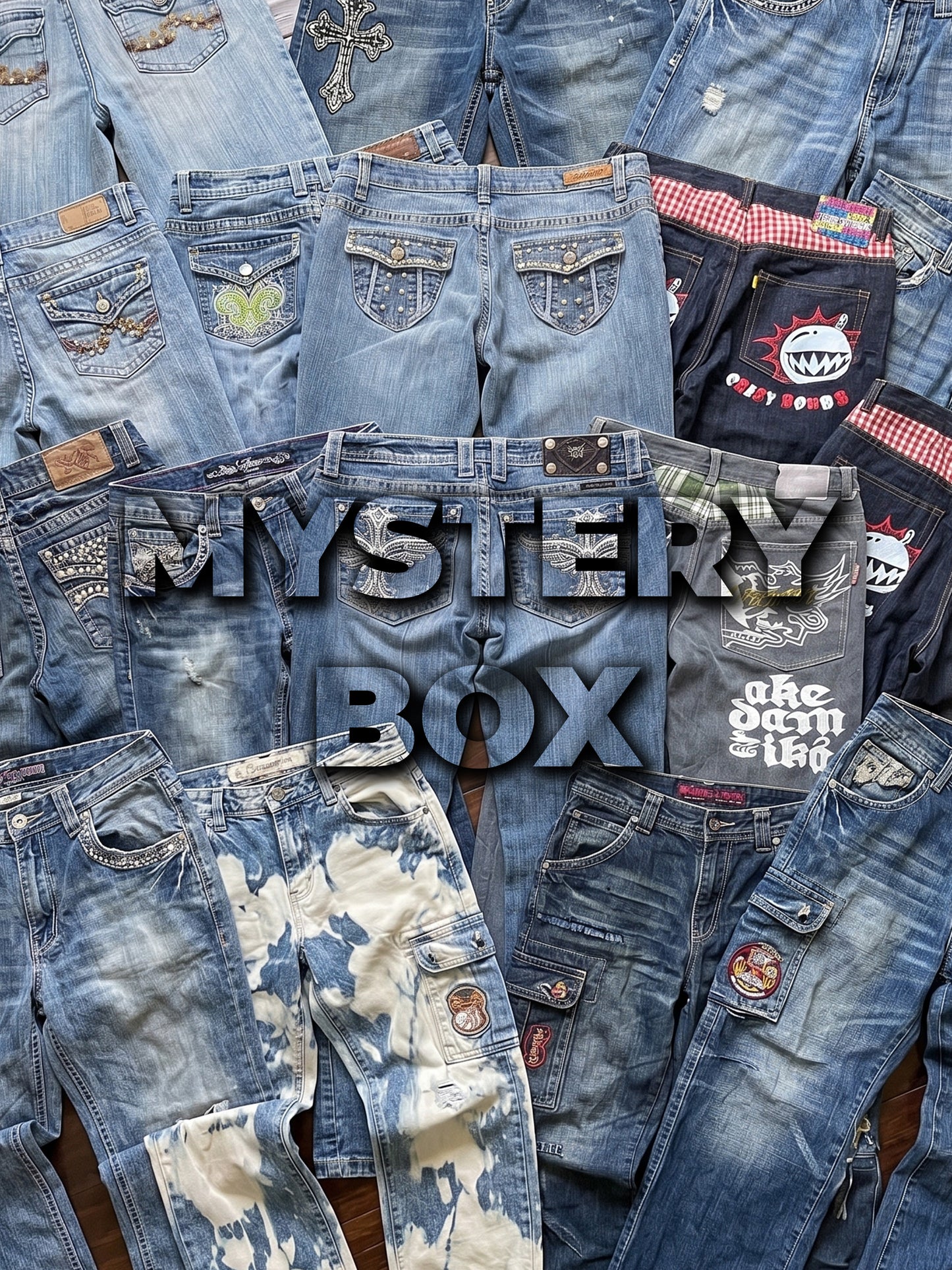 Handpicked Denim Mystery Box – Japanese & Y2K Styles