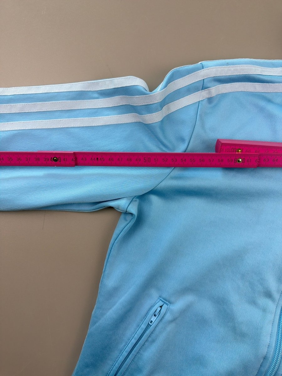 Adidas Firebird "Trefoil Backprint" Track Jacket - Ice Blue - Past Pieces
