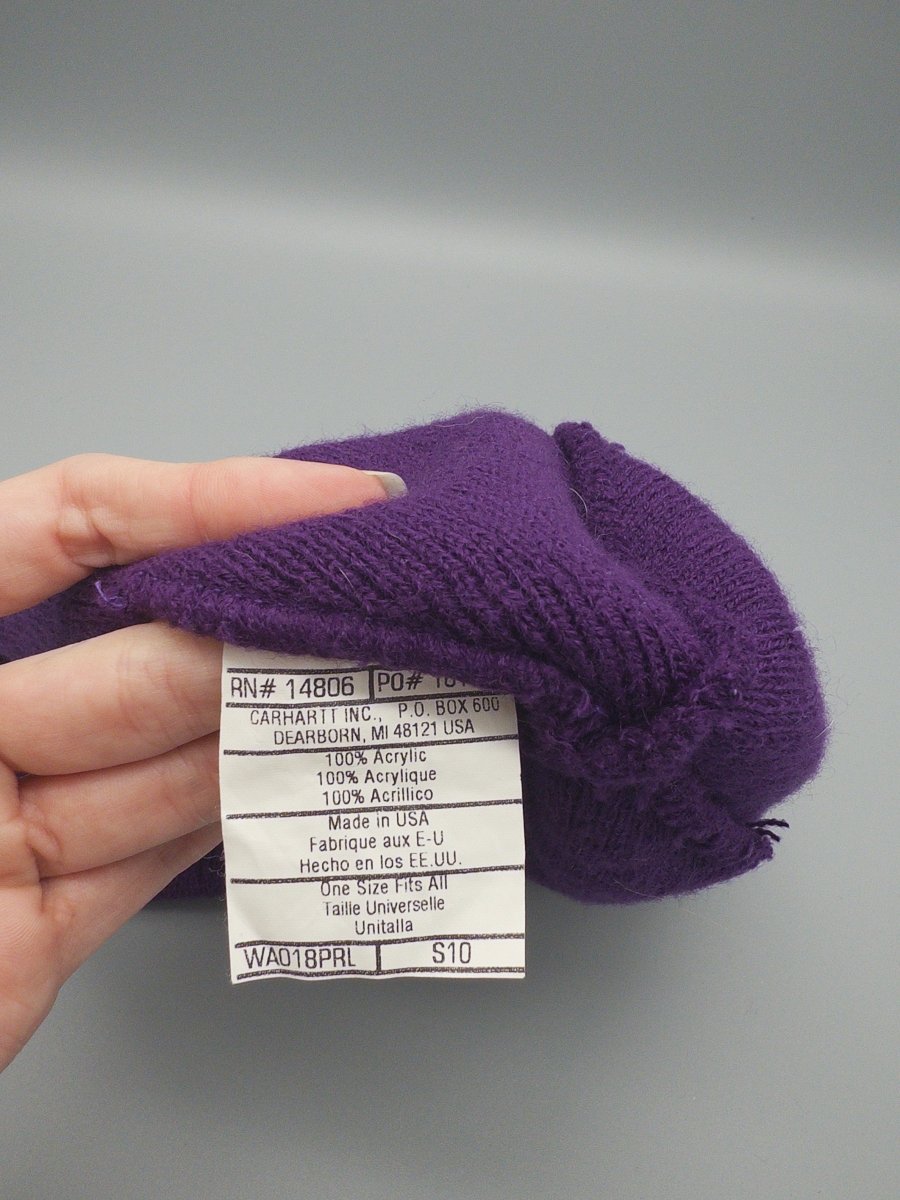 Carhartt USA Heritage "A18" Watch Beanie - Deep Purple - Past Pieces