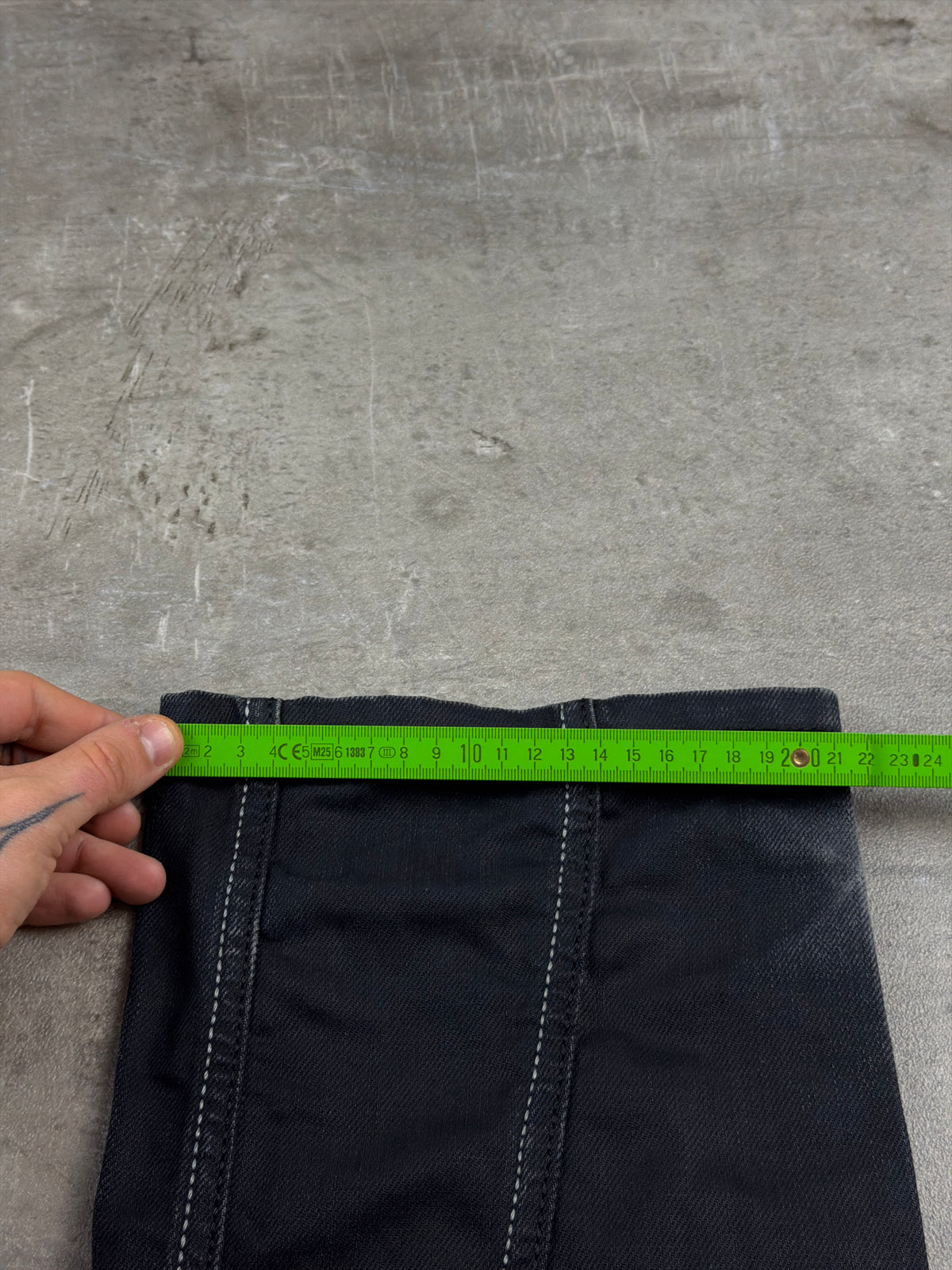 Cipo & Baxx Y2K Baggy Zip Pocket Denim - Washed Black - Past Pieces