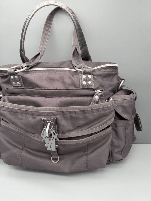George Gina & Lucy Archive "BABY2GO" Utility Tote - Charcoal Grey - Past Pieces