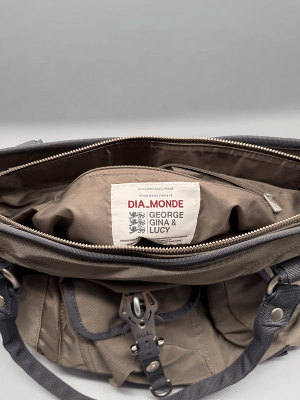 George Gina & Lucy Archive "Dia_monde" Shoulder Bag - Khaki Utilitarian - Past Pieces