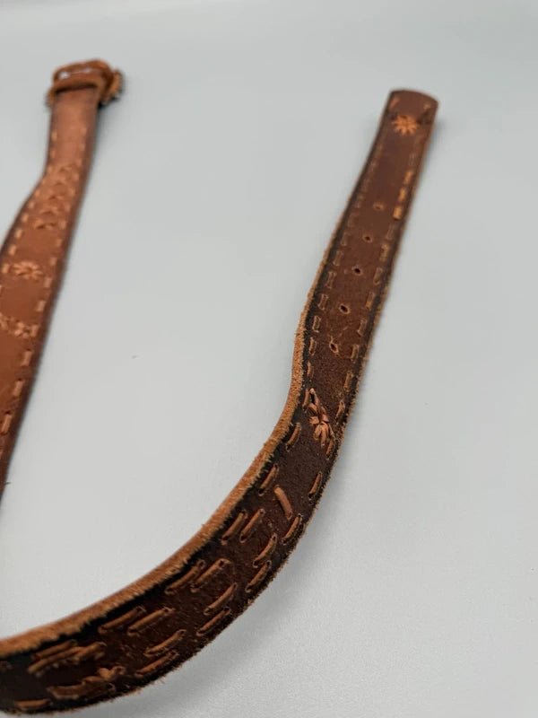 Miss Me Archive "Western Star" Studded Belt - Cognac Rhinestone - Past Pieces