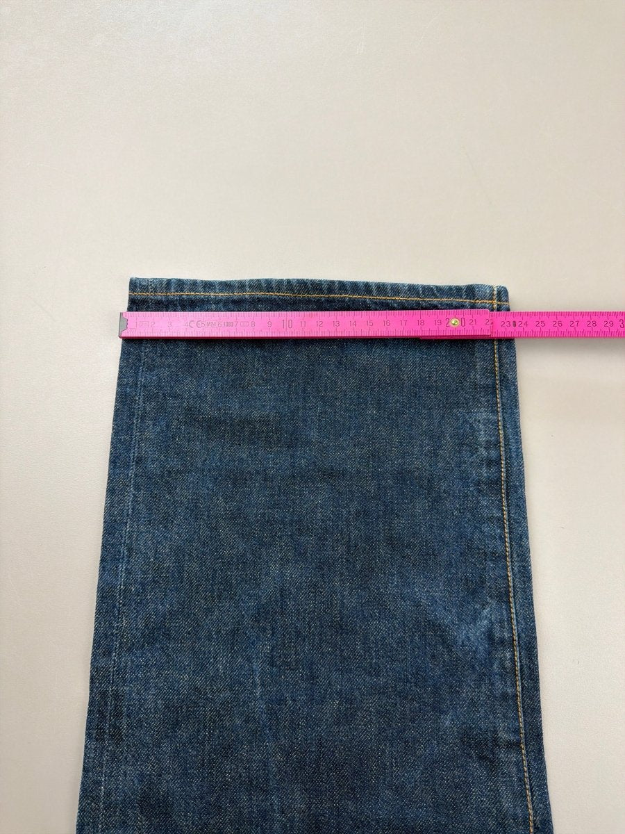 Oniarai Archive "Japanese Rabbit Graphics" Raw Denim Jeans - Indigo - Past Pieces