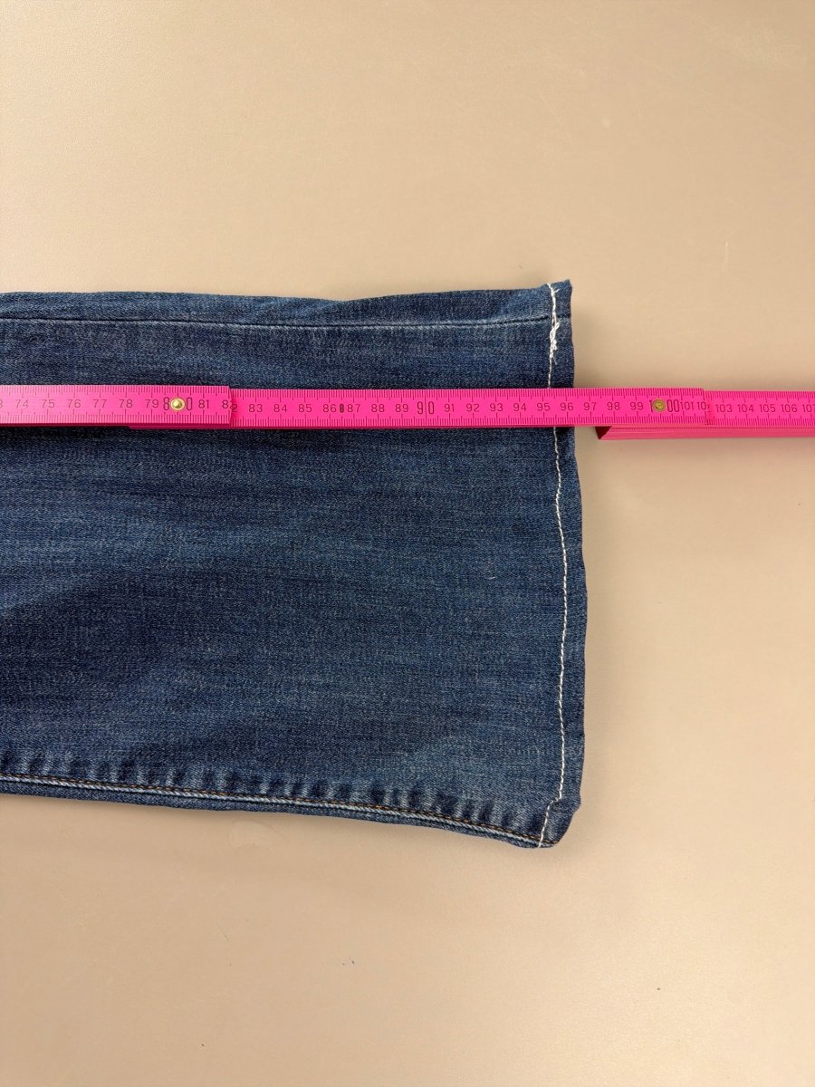 7 For All Mankind Archive "Crystal 7" Low Waist Flare - Y2K Indie Sleaze Denim - Past Pieces