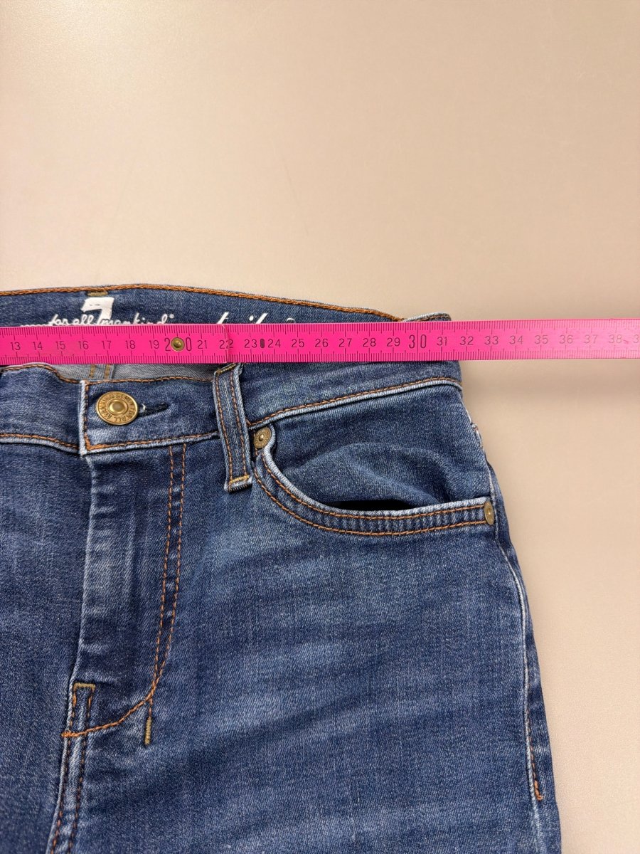 7 For All Mankind Archive "Crystal 7" Low Waist Flare - Y2K Indie Sleaze Denim - Past Pieces