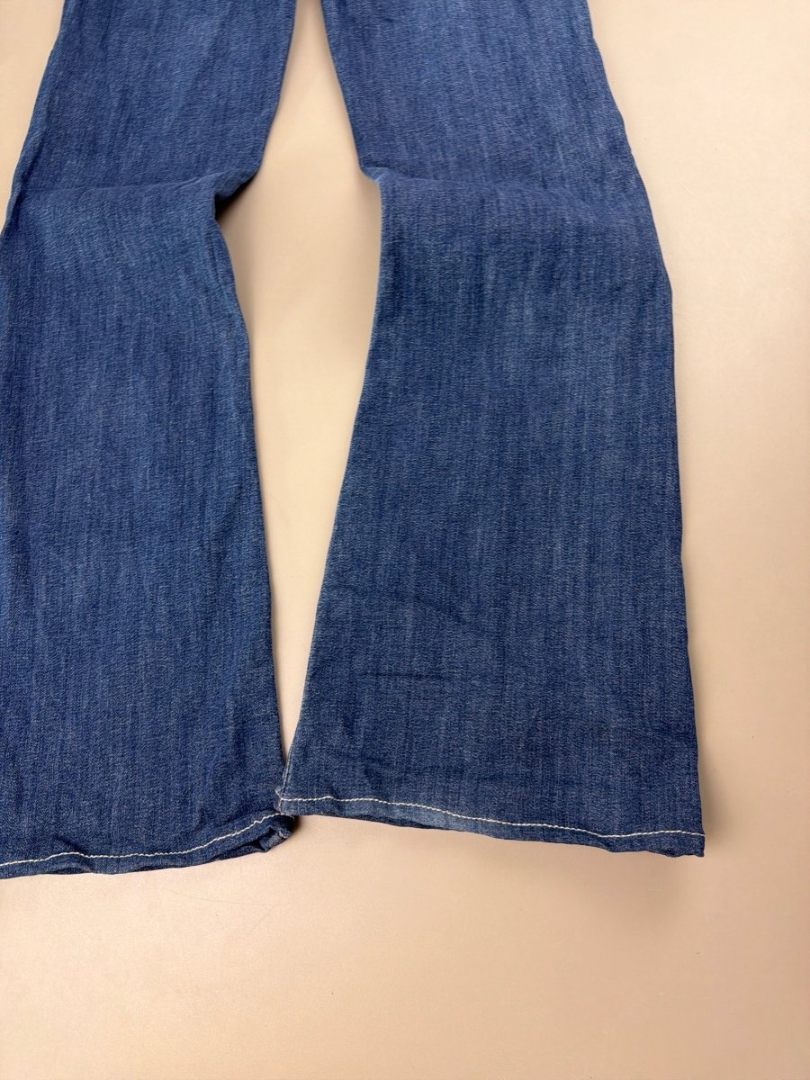 7 For All Mankind Archive "Crystal 7" Low Waist Flare - Y2K Indie Sleaze Denim - Past Pieces