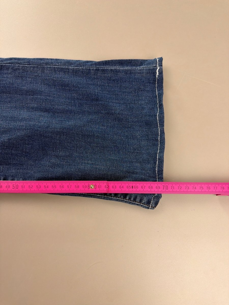 7 For All Mankind Archive "Crystal 7" Low Waist Flare - Y2K Indie Sleaze Denim - Past Pieces