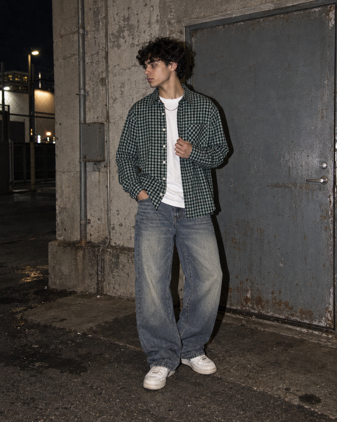 Carhartt "Rugged Outdoor" Plaid Longsleeve Shirt - Green/Black