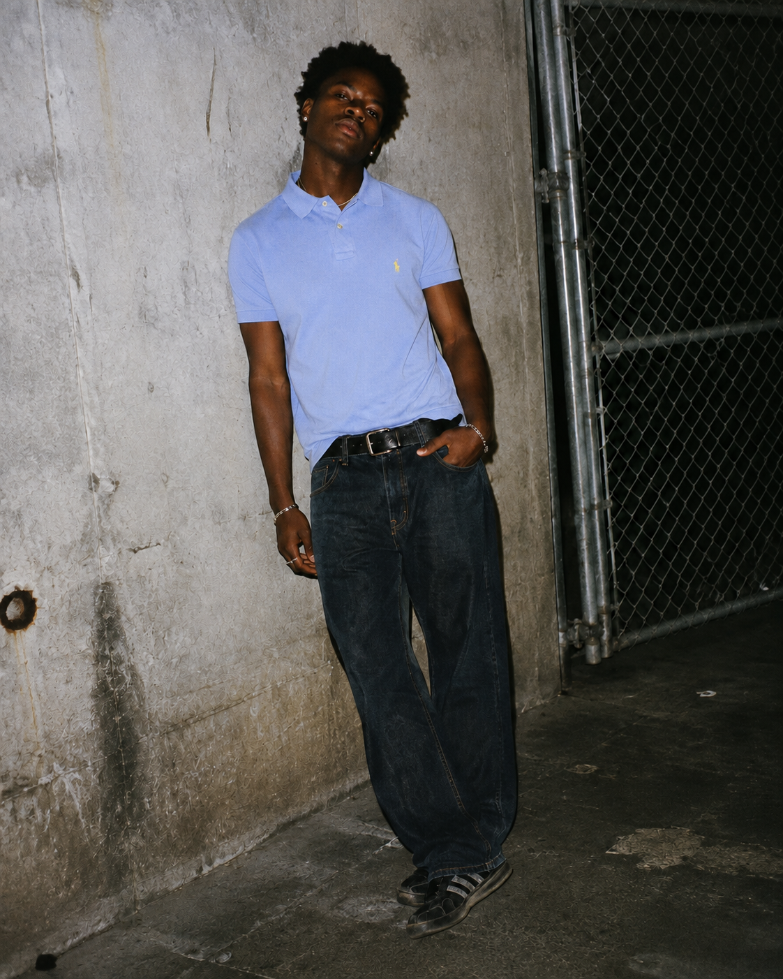 Polo Ralph Lauren Classic Fit "Yellow Pony" Piqué Polo Shirt – Pastel Baby Blue