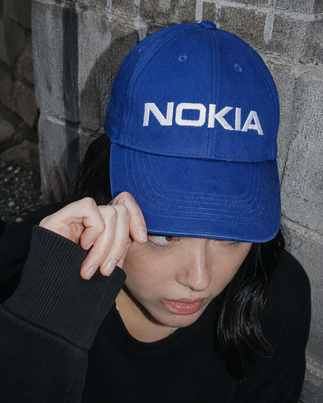 Nokia Y2K Tech Promo Embroidery Cap - Royal Blue