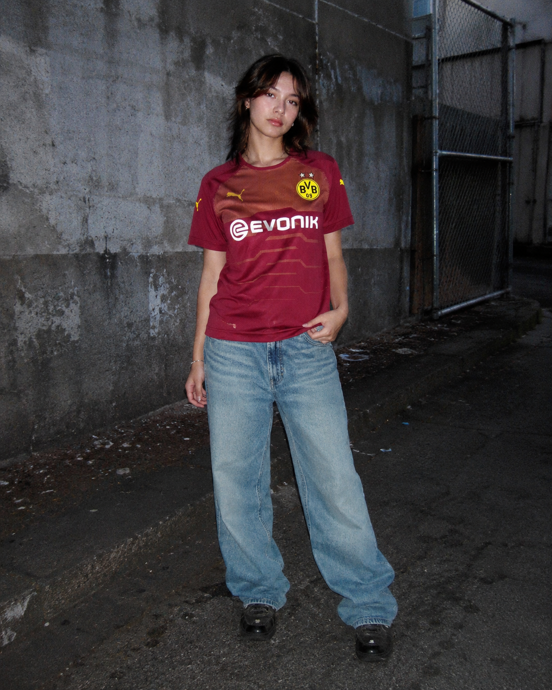 Puma x BVB 09 Archive "Dortmund" Jersey - Burgundy / Gold