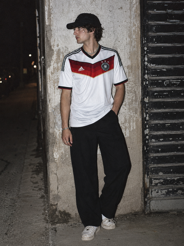 Adidas "DFB World Cup 2014" Football Jersey - White / Y2K Blokecore
