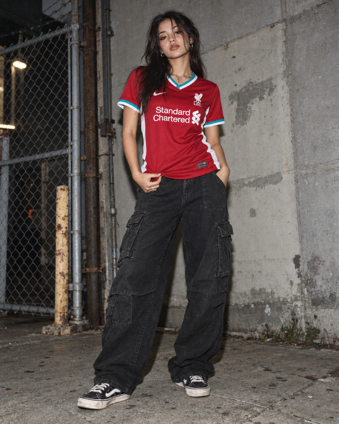 Nike Liverpool FC "Home Kit" Trikot - Red / White / Teal