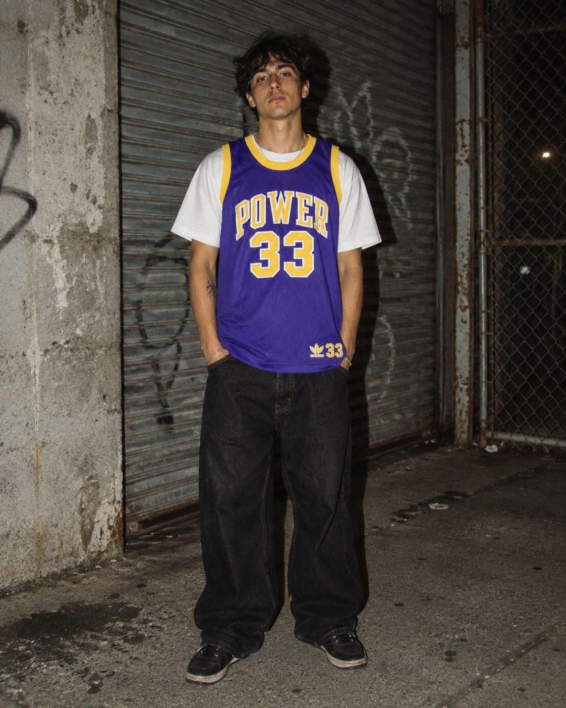 Adidas Archive "Power 33" Basketball Trikot - Purple & Yellow