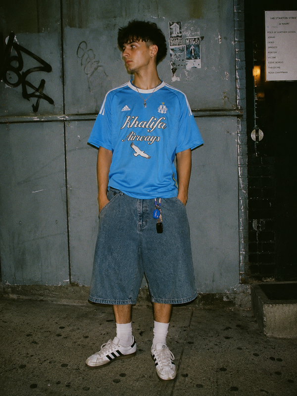 Adidas x Olympique Marseille "Khalifa Airways" Jersey - Light Blue
