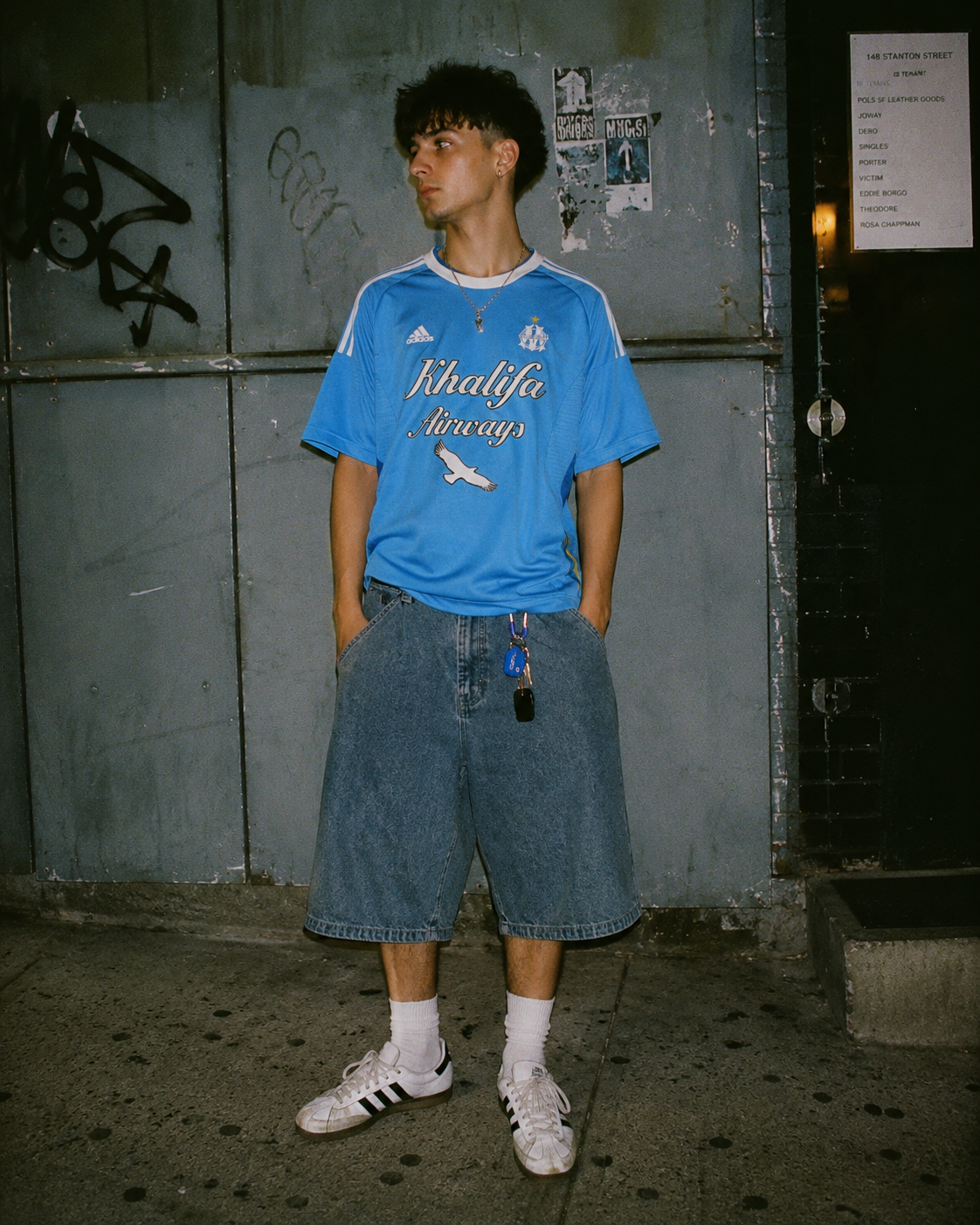 Adidas x Olympique Marseille "Khalifa Airways" Jersey - Light Blue