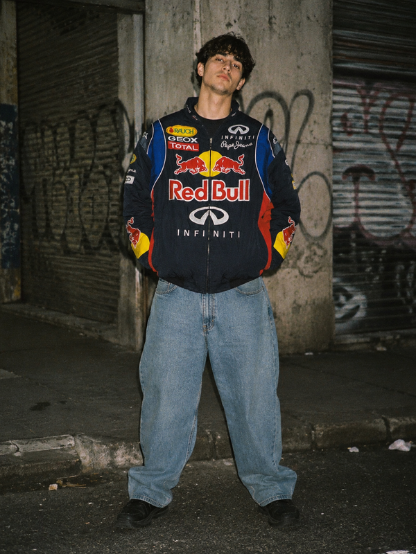 Red Bull Racing Infiniti F1 "Sponsor Patch" Bomber Jacket - Dark Navy / Multicolor