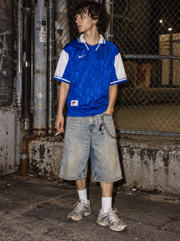 Nike Premier "No. 9" Jacquard Jersey - Royal Blue / White
