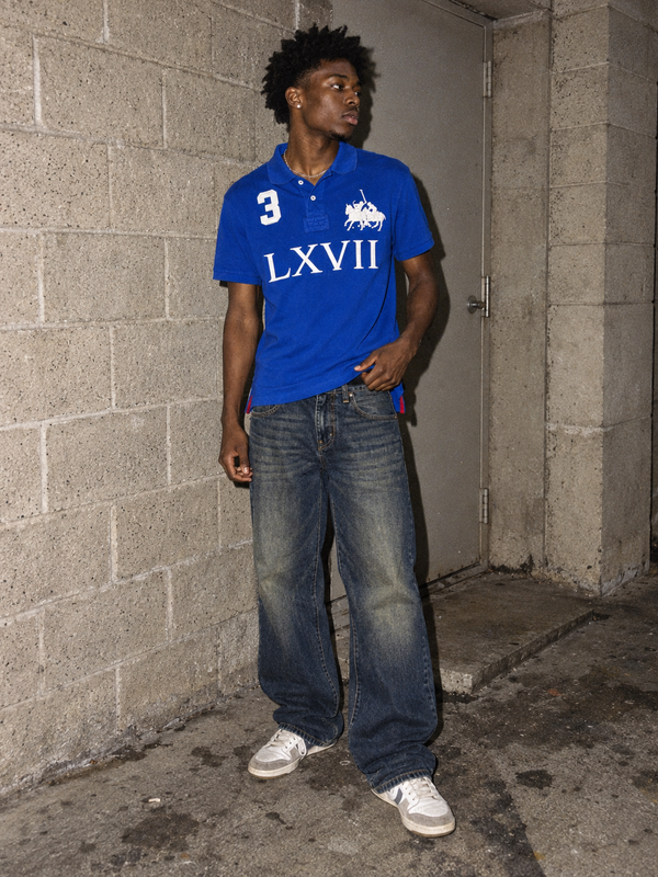 Ralph Lauren Big Pony "LXVII" Polo Shirt - Royal Blue