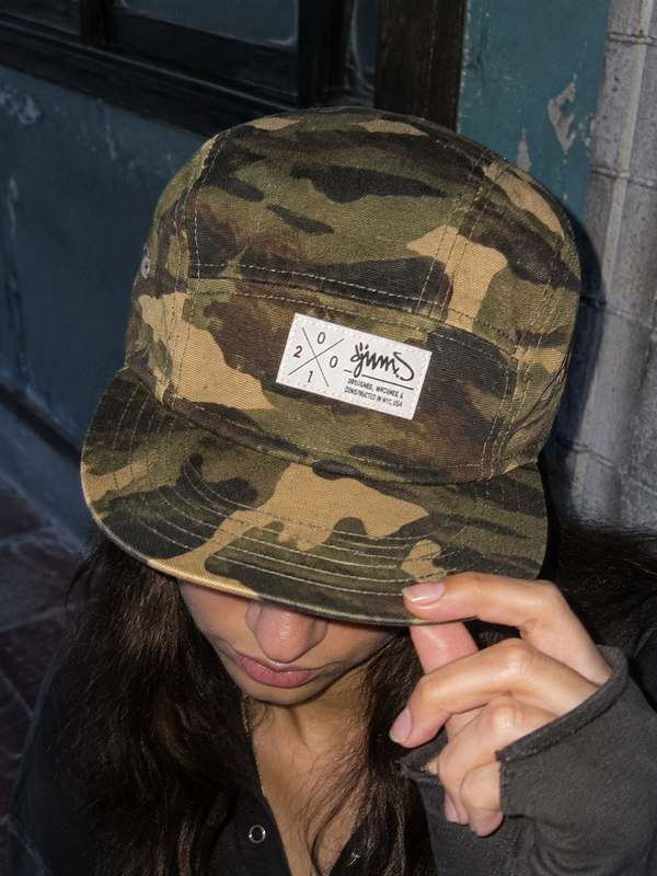 Djinns 5-Panel Camp Cap - Camo / Streetwear Gorpcore