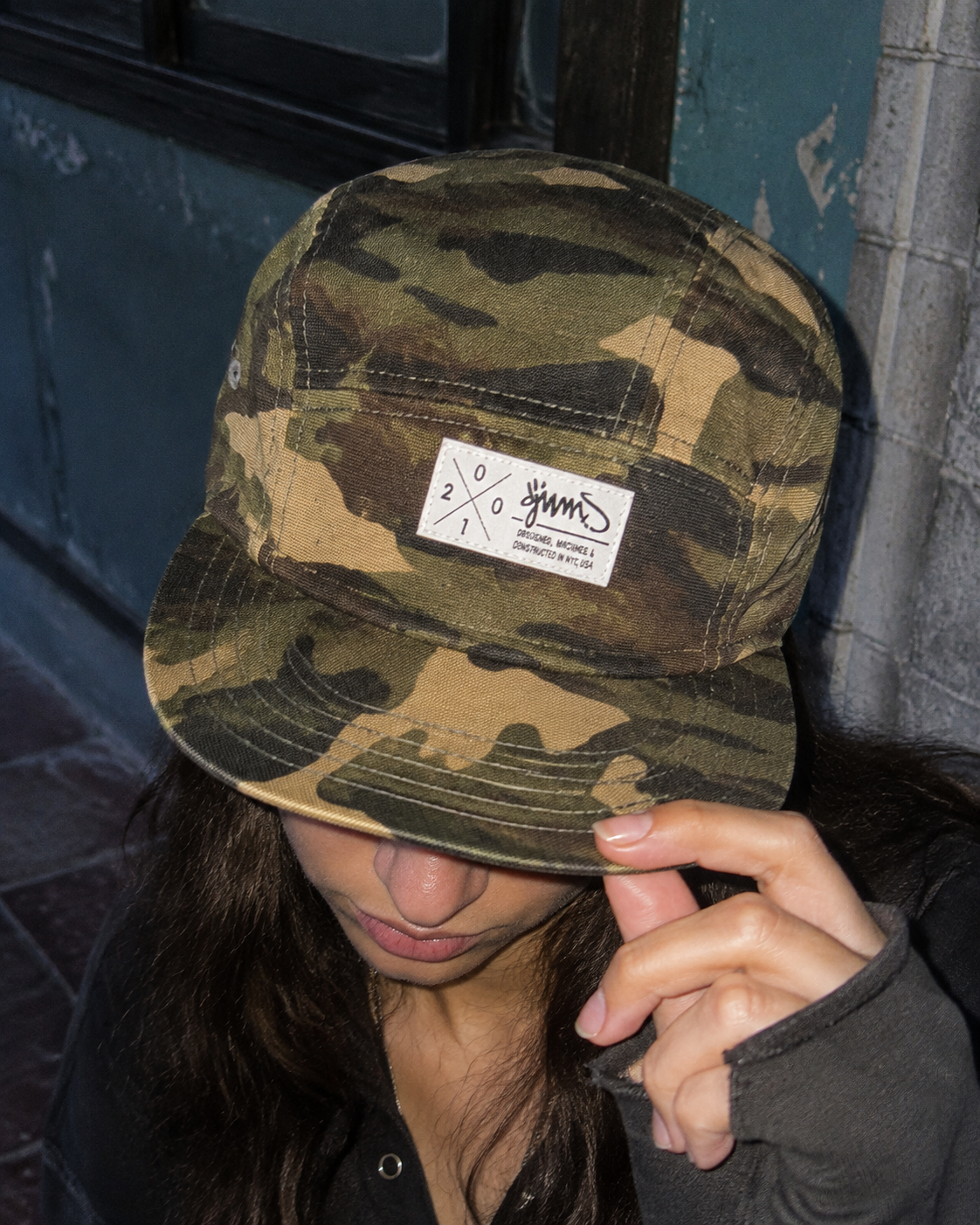Djinns 5-Panel Camp Cap - Camo / Streetwear Gorpcore