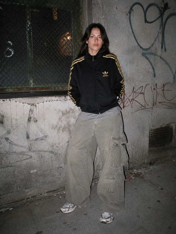 Adidas Trefoil 00s Trackjacket - Black & Metallic Gold