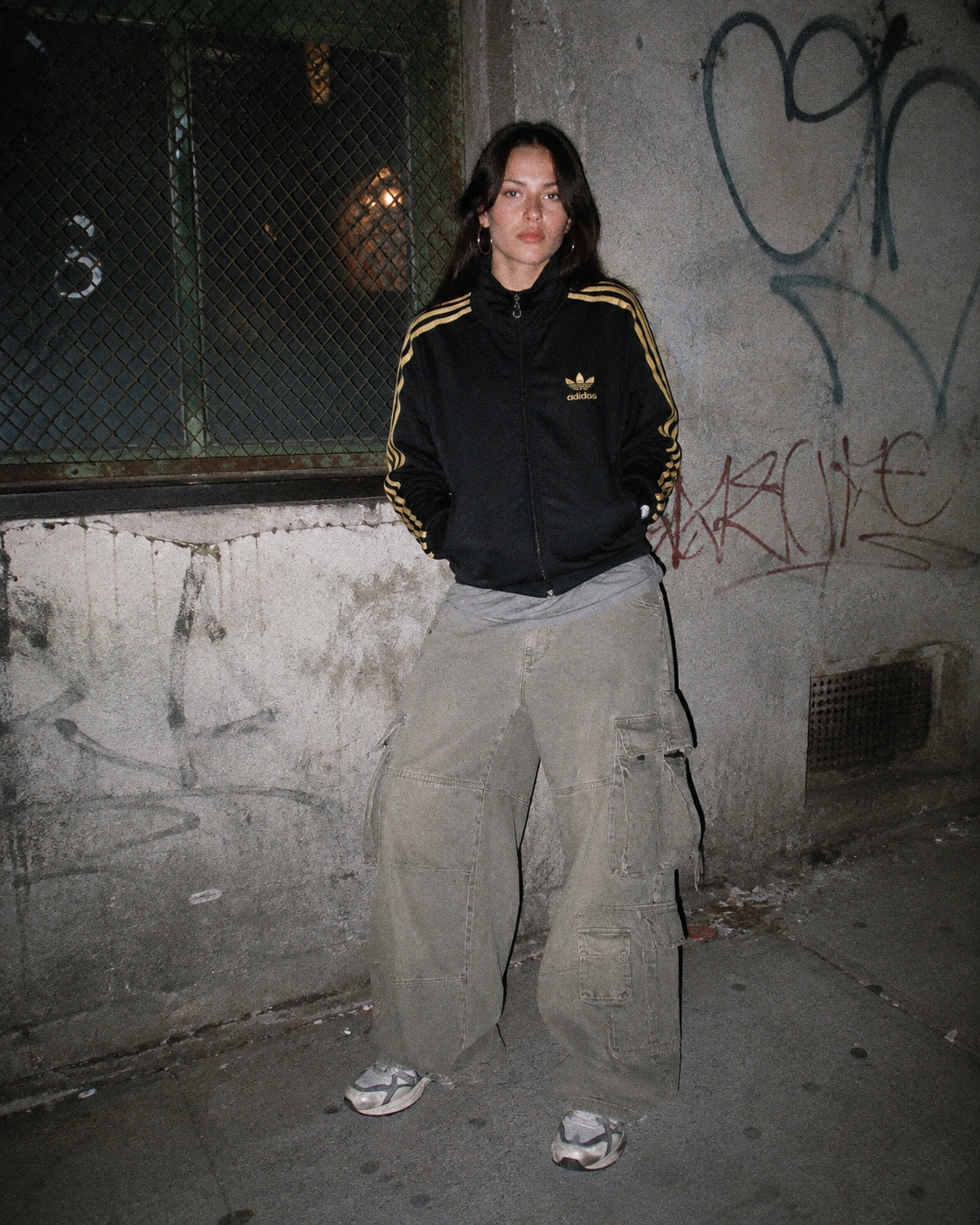 Adidas Trefoil 00s Trackjacket - Black & Metallic Gold