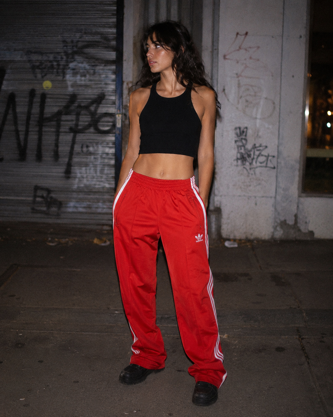 Adidas Originals 3-Stripes Classic Trackpants - Cherry Red