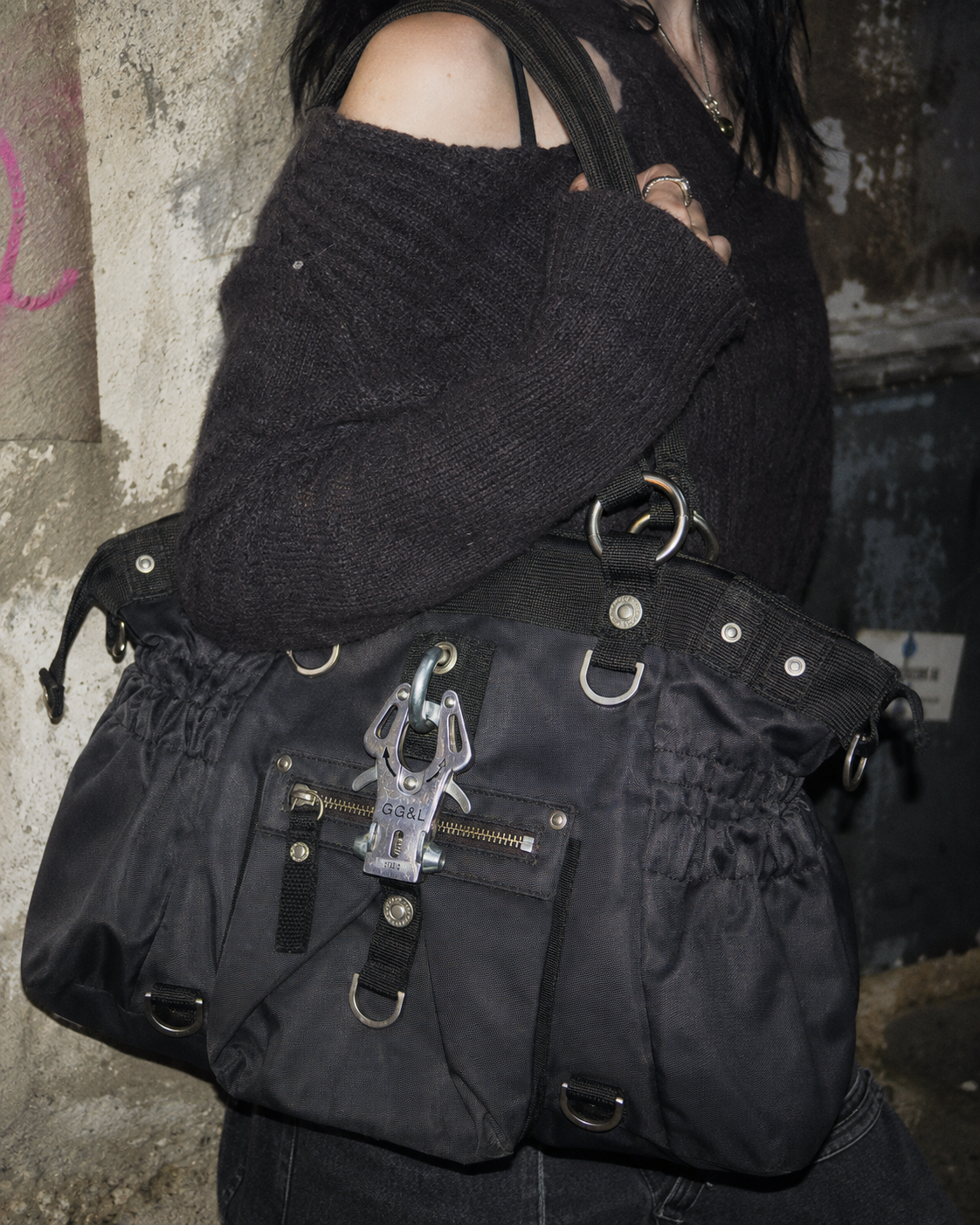 George Gina & Lucy Archive "Ohsosoft" Shoulder Bag - All Black