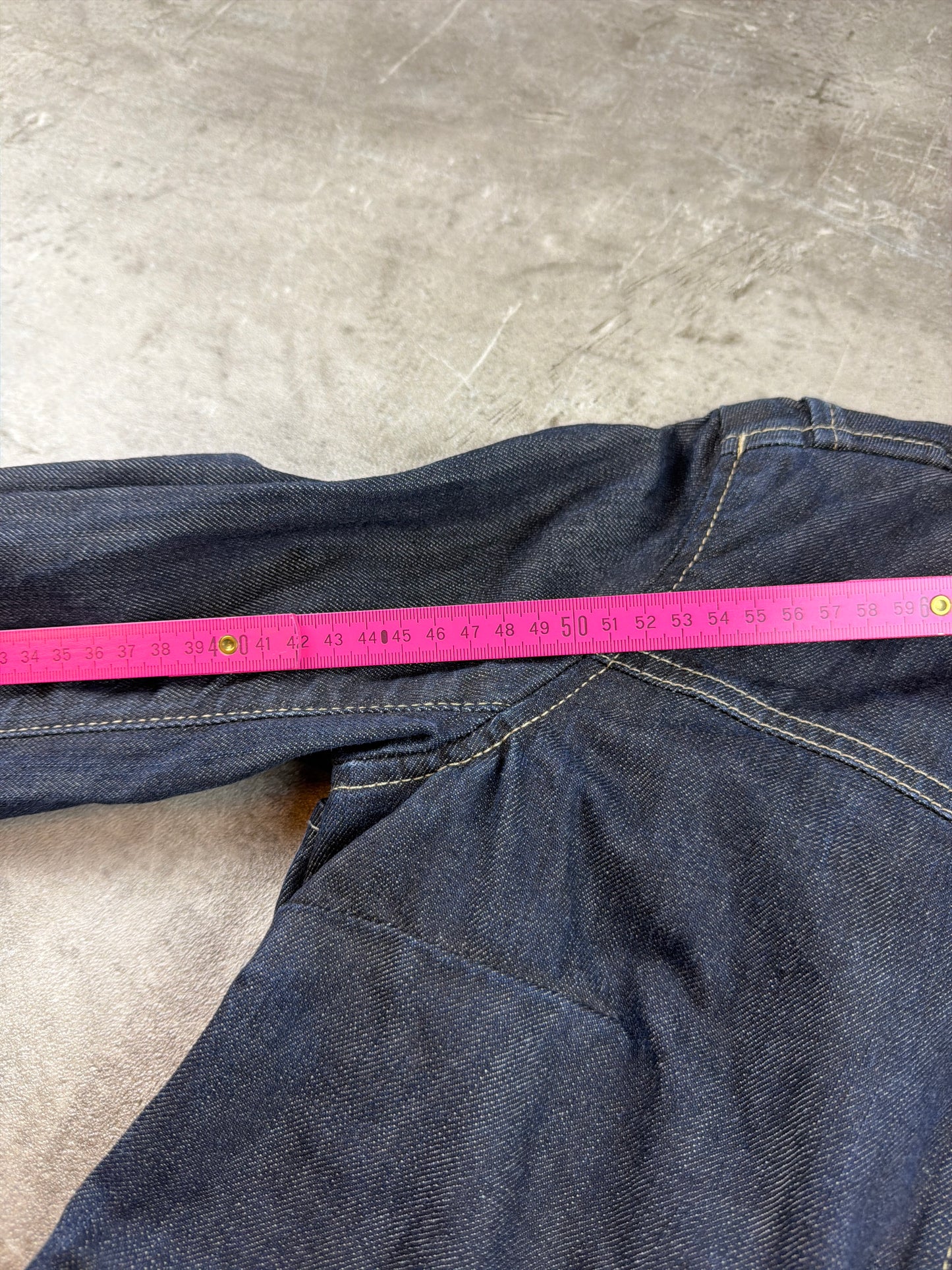 G-Star RAW Archive "96 Elwood" Moto Denim Jacket - Dark Wash Blue
