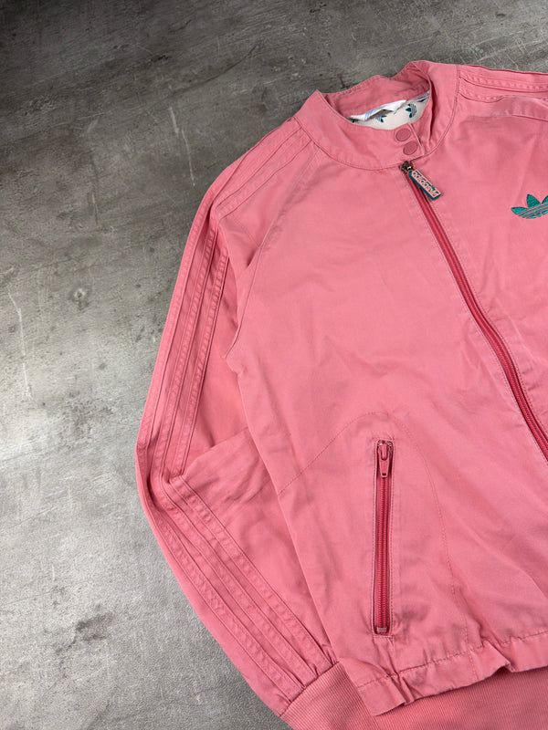 Adidas Vintage Track Jacket - Baby Pink Cyber Y2K Gorpcore