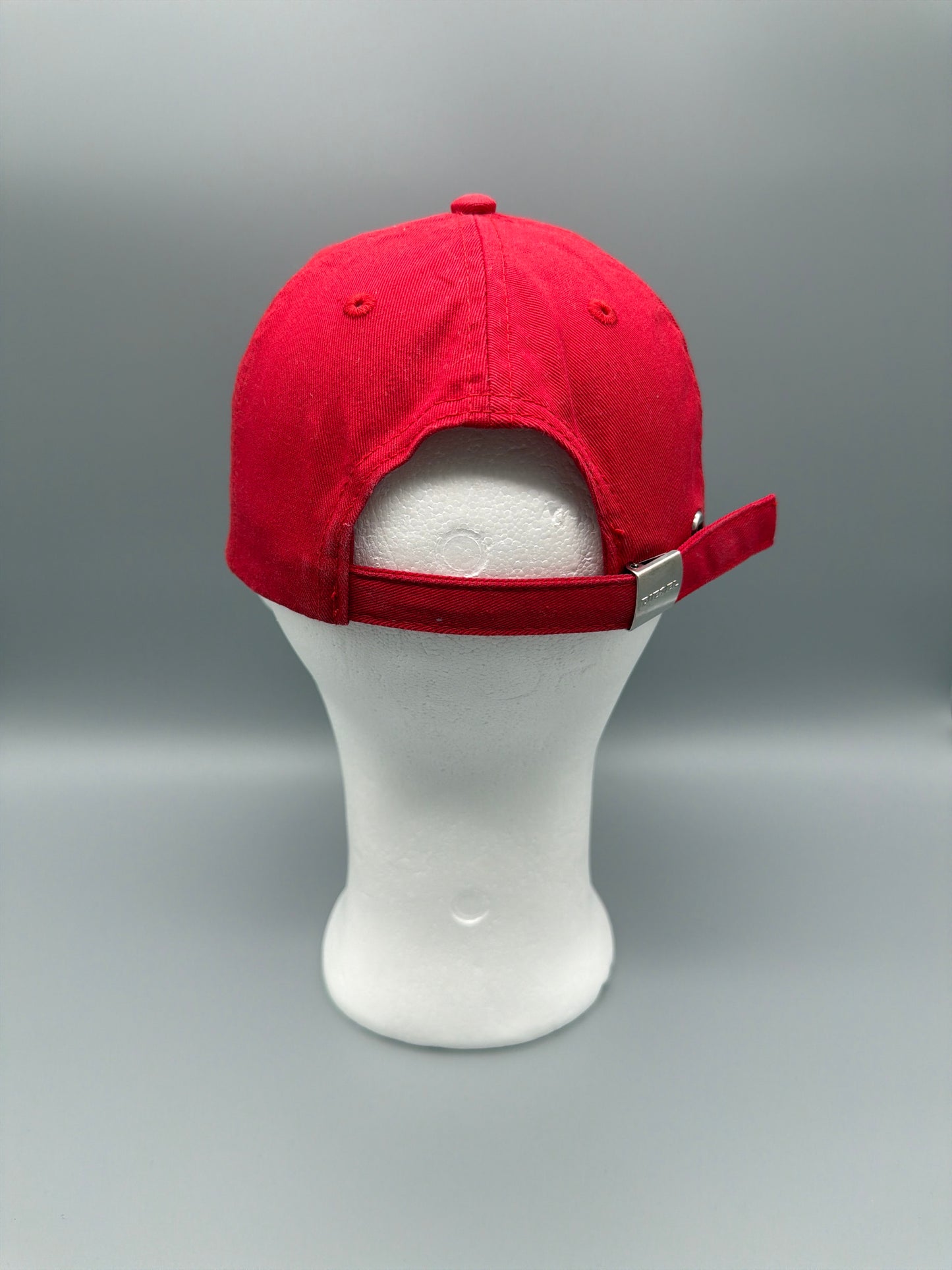 Diesel Graphic Graphic Print "Mohawk" Cap - Red / Y2K