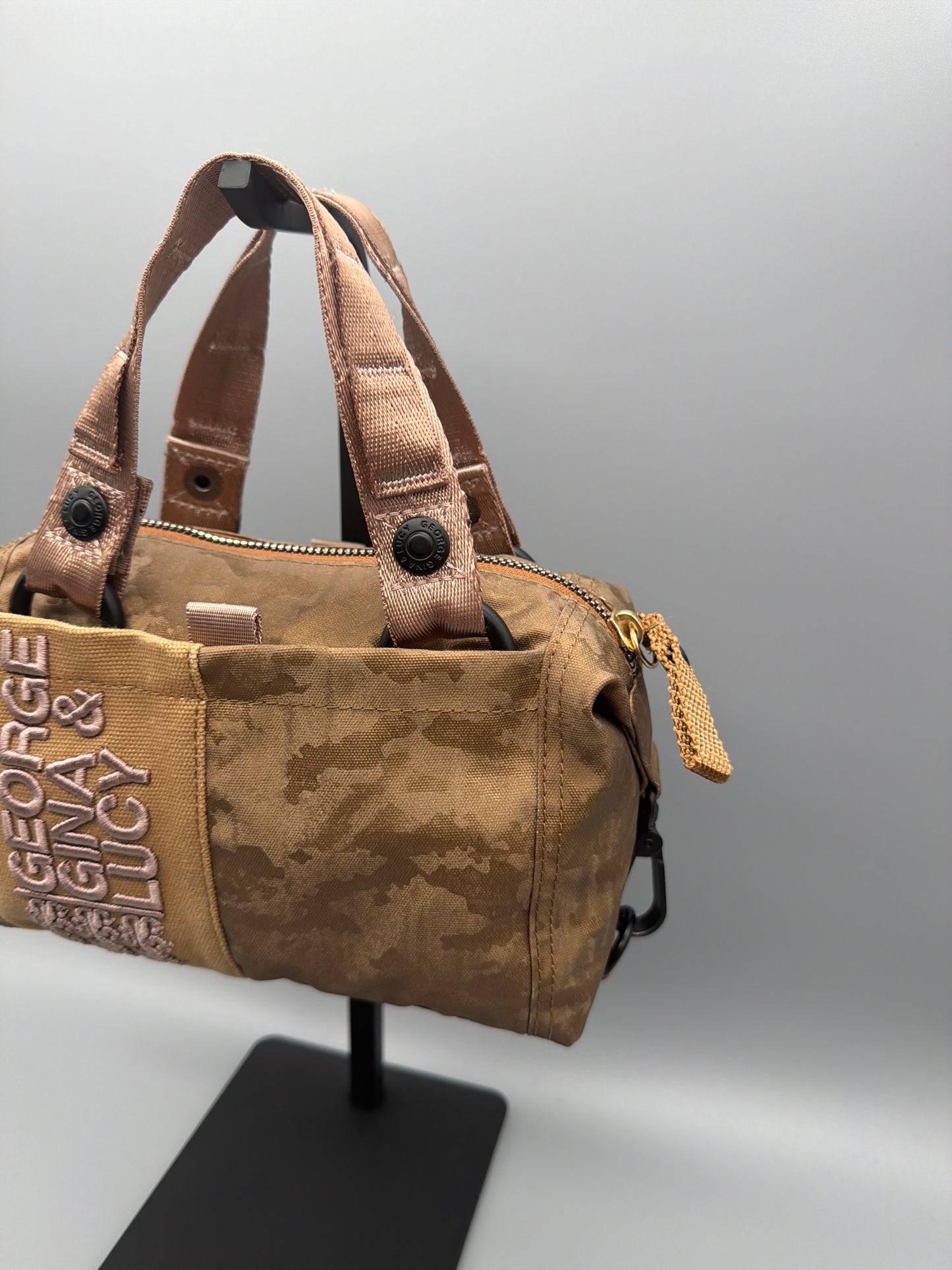 George Gina & Lucy "Minilicious" Camo Mini Bag – Earth Tones / Utility Y2K
