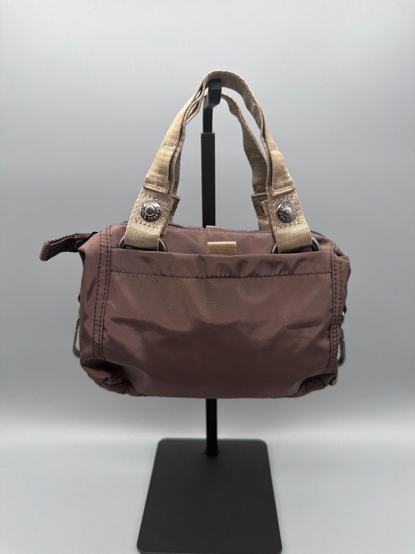 George Gina & Lucy Archive "Minilicious" Nylon Mini Bag - Brown / Earth Tones