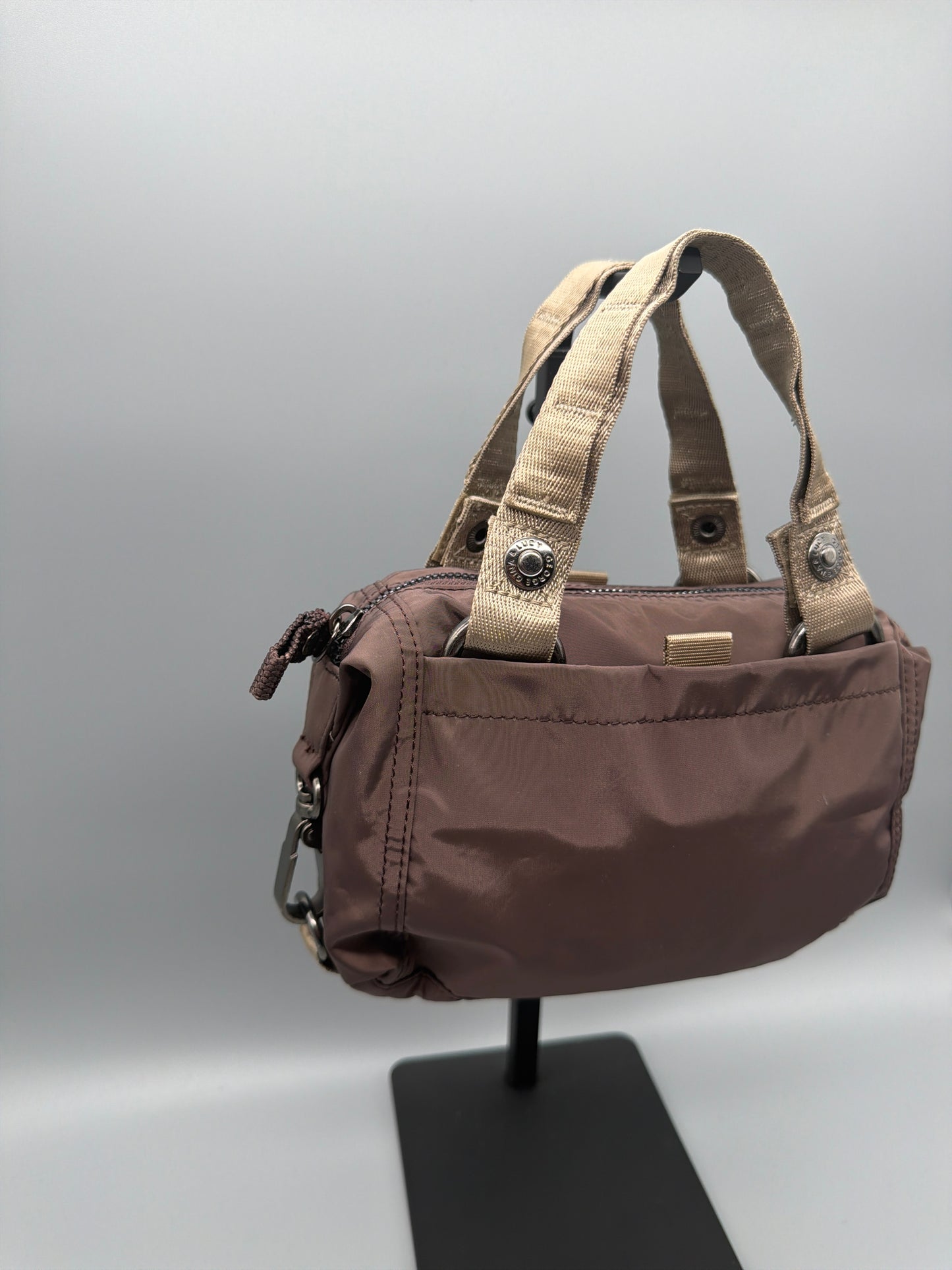 George Gina & Lucy Archive "Minilicious" Nylon Mini Bag - Brown / Earth Tones