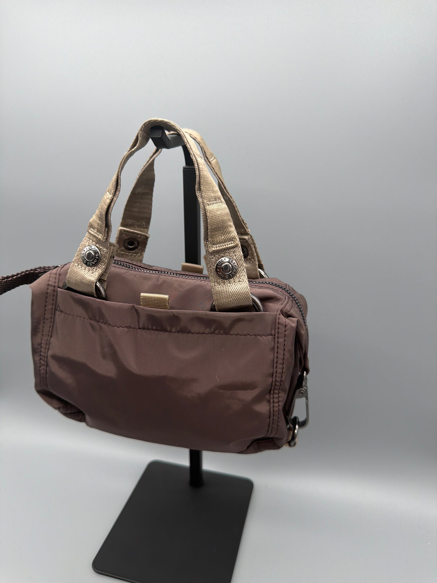 George Gina & Lucy Archive "Minilicious" Nylon Mini Bag - Brown / Earth Tones
